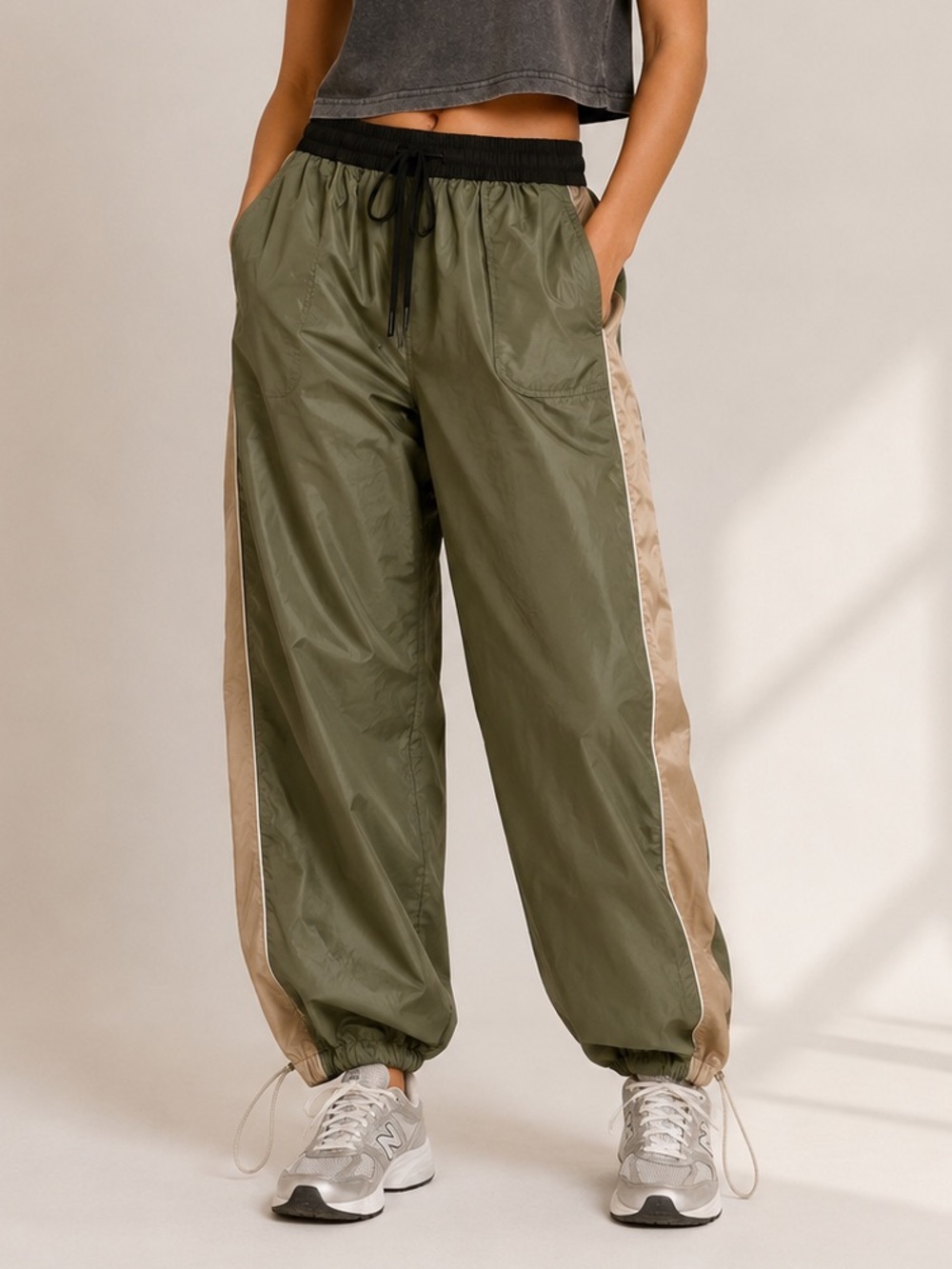 Zara Parachute Track Pants NWT #13
